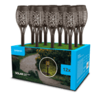 Modee záhradná solárna LED lampa GS013 50 cm AAA 200 mAh 12ks (ML-GS013)