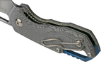 MKM MK FX03M-2BC ISONZO Cleaver zsebkés 4,9 cm, kőmosott, fekete, Micarta