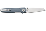 MK MI-AGY MKM MIURA – M390 SW BLDD - SOLID Grey Alu HDL, BUTTON LOCK - REV. S/S CLIP - S/S SCRE