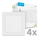 Modee LED Čtvercový LED panel - montovatelný 12W 1320lm neutrální bílá P4 (ML-LPS4000K12WPN)