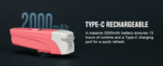 Wyvern_x000D_ (Pink) OLIGHT 3.7V 2000mAh