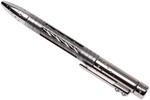 NY SDT GYS LionSteel Twist Pen Titanium GREY SHINE,  Damascus SHINE. Fisher Spece refill