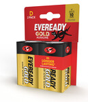 E301004400 Energizer Eveready Gold D / LR20 FSB2