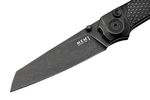 MKM MK MI-TDSW MIURA vreckový nôž 6,9 cm, Dark Stonewash, čierna, titán