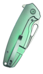 Kubey KB360B Tityus vreckový nôž 8,6 cm, zelená, titán