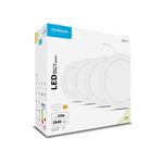 Modee LED Kulatý LED panel - montovatelný 24W 2640lm neutrální bílá P4 (ML-LPR4000K24WPN)