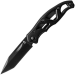 Gerber 31-003631 Paraframe Mini Black kapesní nůž 5,6 cm, celočerná, celoocelový