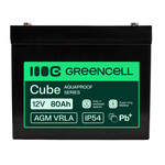 AGM12V80AH-H Green Cell AGM VRLA 12V 80Ah karbantartásmentes akkumulátor szünetmentes tápegységekhez