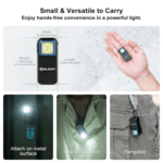 Oclip
(Black) OLIGHT Customized 280mAh 3.7V
Rechargeable Battery