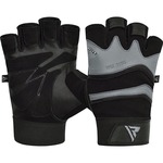 RDX Gym Glove Leather S15 Gray - XL