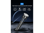 KL-A3 KLARUS Zoom LED zseblámpa, fókuszálható, 2200 lumenes, USB-C újratölthető (15,80 cm, 2200 lm)