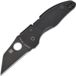 C264GPBK Spyderco MicroJimbo Black G-10 Black Blade Reveal 13