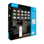 Modee kerek LED mennyezeti lámpa CLG1BK 30W 3CCT+RGB 2000lm, fekete, vezérlővel (ML-CLFG1BK)