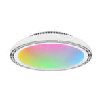 Modee LED kulaté stropní svítidlo 24W RGB+3CCT 450mm, ventilátor, ovladač (ML-CLRGB-3CCT24W-F1W)