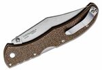 Cold Steel 20KR9Z Range Boss zsebkés 10,2 cm, Stonewash, sötétbarna, Zy-Ex, csat