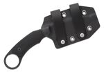 H2B GBK LionSteel Fixed Blade M390 BLACK washed, Solid G10 handle, KYDEX sheath