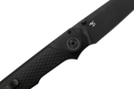 MKM MK MI-ABKB MIURA vreckový nôž 6,9 cm, Dark Stonewash, čierna, hliník