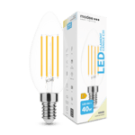Modee LED žiarovka Filament Candle C35 4W E14 4000K