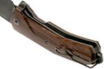 KUR BST LionSteel Liner Lock Sleipner Blade PVD+SW blade, SANTOS WOOD handle, IKBS