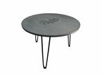 LC-D3-TG Luma Concrete Table – Dark Grey, Tatry Relief, Glow