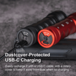 Seeker 4 (matt fekete) OLIGHT testreszabott 3,6 V 5000 mAh 21700 _x000D_ lítium-ion akkumulátor