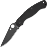 C36GPBK2 Spyderco Military 2 Black G-10 Black Blade Reveal 13
