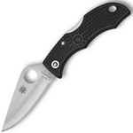 Spyderco LBKP3 Ladybug 3 malý vreckový nôž 5 cm, Satin, čierna, FRN, bez spony
