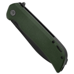 PFB05AGRMDW Petrified Fish PFB05
Tunny Black Stonewashed 14C28N Army Green Micarta