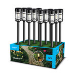 Modee záhradná solárna LED lampa GS040 48 cm, AAA 200 mAh 12ks (ML-GS040)