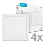 Modee LED Čtvercový LED panel - montovatelný 24W 2640lm neutrální bílá P4 (ML-LPS4000K24WPN)