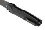 MKM MK MI-ABKB MIURA vreckový nôž 6,9 cm, Dark Stonewash, čierna, hliník