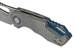 MKM MK FX03M-2BC ISONZO Cleaver zsebkés 4,9 cm, kőmosott, fekete, Micarta