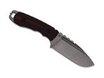 Midgards Messer 02MG010 Bömbur pevný nôž 9,8 cm, čierno-červená, G10, puzdro Kydex
