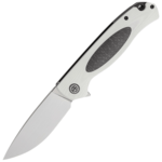 PFB03WS Petrified Fish PFB03
Stamp Satin D2 Carbon Fiber With White G10