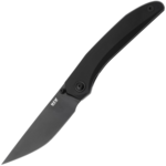MKM MK DT-ABKB DETONARIO vreckový nôž 7,7 cm, PVD, celočierna, hliník