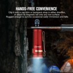 OL650 OLIGHT lámpa Baton 3 Premium Edition piros limitka