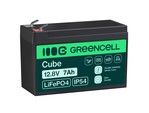 LFPGC12V7AH Green Cell baterie CUBE LiFePO4 7Ah 12.8V 89.6Wh
