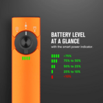 Arkfeld Pro Class 1 (Orange) CW OLIGHT 3.7V 1500mAh
Rechargeable 
(Built-In)