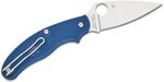 C94PCBL Spyderco UK Penknife Cobalt Blue Lightweight Reveal 13