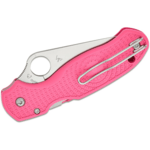 C223PPN Spyderco Para 3 Pink Lightweight Plainedge Living Beyond Breast Cancer Reveal 14