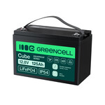 Green Cell LFPGC12V125AH CUBE LiFePO4 akkumulátor 125Ah 12.8V 1600Wh