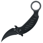 FX-826 FOX kések KARAMBIT PIKAL HAJTÓKÉS, N690 FEKETE IDROG.BLADE, G10 FEKETE KÉS