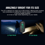 I3T 2 EOS OLIGHT 1 x 1.5V AAA Alkaline
Battery (Included)
