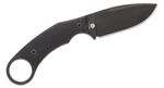 H2B GBK LionSteel Fixed Blade M390 BLACK washed, Solid G10 handle, KYDEX sheath