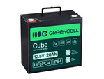 Green Cell LFPGC12V20AH CUBE LiFePO4 akkumulátor 20Ah 12.8V 256Wh