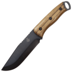 BSH4_F Dusk Beavercraft Carbon Steel Bushcraft Knife With Ferro Rod And Leather Sheath