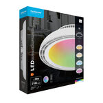 Modee LED kulaté stropní svítidlo 24W RGB+3CCT 450mm, ventilátor, ovladač (ML-CLRGB-3CCT24W-F1W)