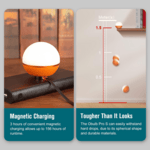 Obulb Pro S _x000D_ (szürke) OLIGHT 3,7 V 1650 mAh _x000D_ Újratölthető (beépített)