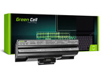 Green Cell SY03 baterie pro Sony Vaio VGN-FW PCG-31311M 3C1M 81112M 81212M (Black)