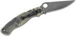 C36GPCMOBK2 Spyderco Military 2 Camo G-10 Black Blade Reveal 13